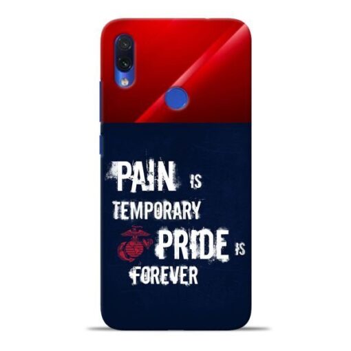 Pain Is Redmi Note 7S Mobile Cover
