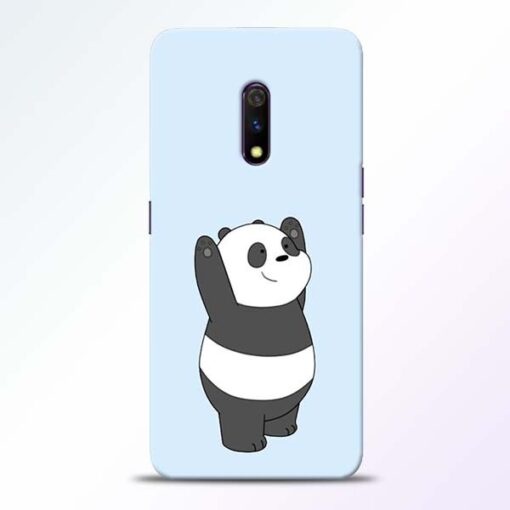 Panda Hands Up Realme X Mobile Cover