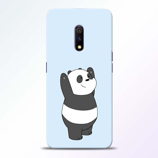 Panda Hands Up Realme X Mobile Cover 1 Panda Hands Up Realme X Mobile Cover