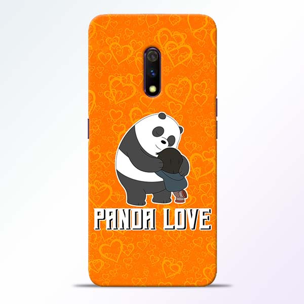 Panda Love Realme X Mobile Cover 1 Panda Love Realme X Mobile Cover