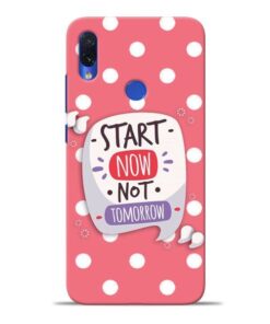 Start Now Redmi Note 7S Mobile Cover