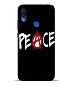 White Peace Redmi Note 7S Mobile Cover