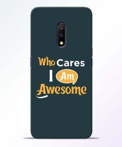 Who Cares Realme X Mobile Cover