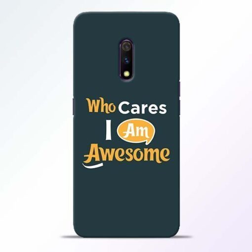 Who Cares Realme X Mobile Cover