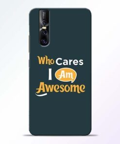 Who Cares Vivo V15 Pro Mobile Cover
