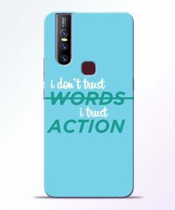 Words Action Vivo V15 Mobile Cover