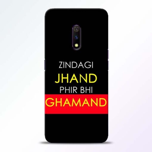 Zindagi Jhand Realme X Mobile Cover