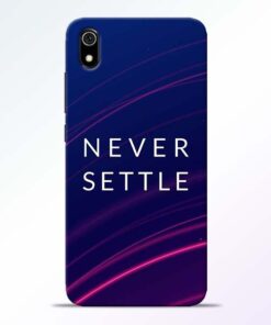 Blue Never Settle Redmi 7A Mobile Cover