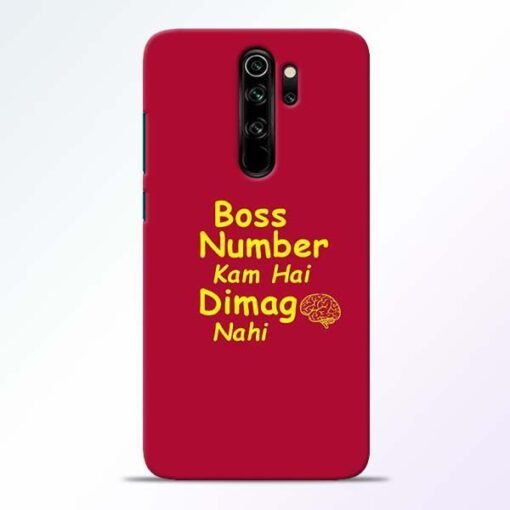 Boss Number Redmi Note 8 Pro Mobile Cover