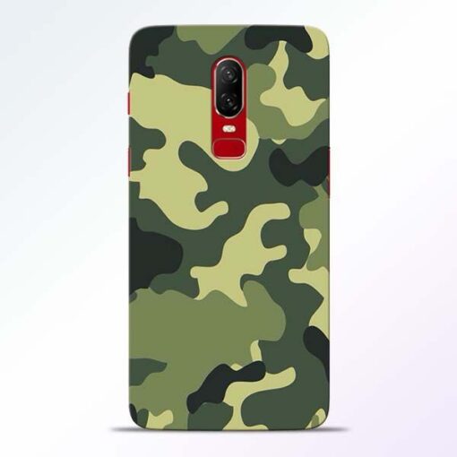 Camouflage OnePlus 6 Mobile Cover