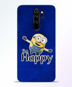 I am Happy Minion Redmi Note 8 Pro Mobile Cover