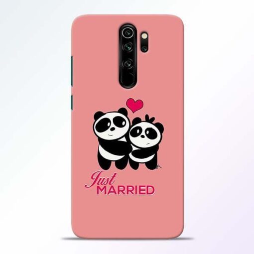 Just Married Redmi Note 8 Pro Mobile Cover