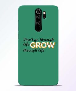 Life Grow Redmi Note 8 Pro Mobile Cover