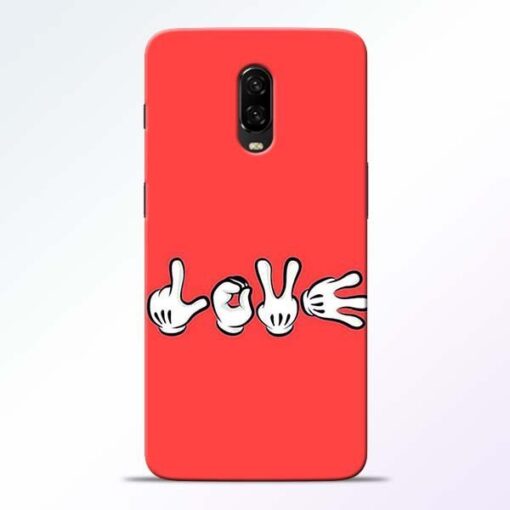 Love Symbol OnePlus 6T Mobile Cover