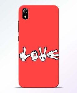 Love Symbol Redmi 7A Mobile Cover