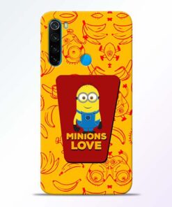 Minions Love Xiaomi Redmi Note 8 Mobile Cover