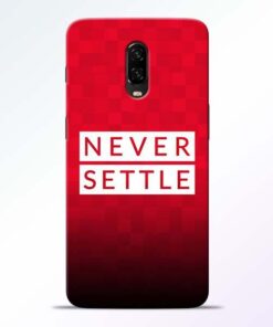 Never Settle OnePlus 6T Mobile Cover