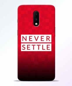 Never Settle OnePlus 7 Mobile Cover