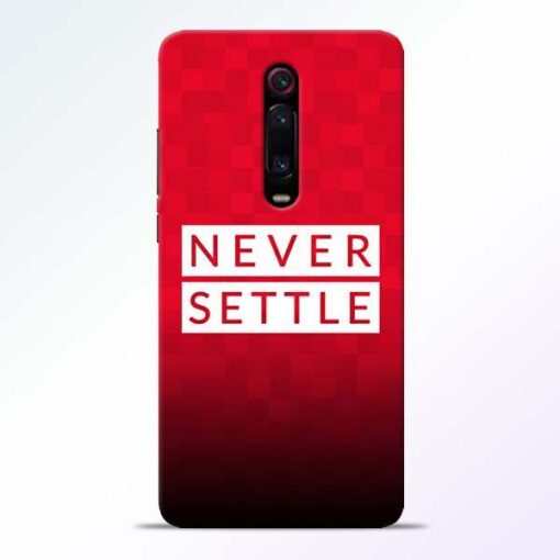 Never Settle Redmi K20 Mobile Cover