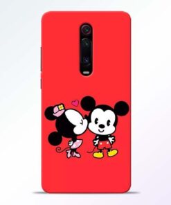 Red Cute Mouse Redmi K20 Mobile Cover