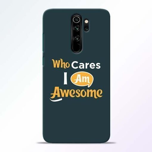 Who Cares Redmi Note 8 Pro Mobile Cover