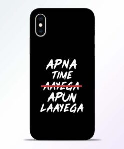 Apna Time Apun iPhone XS Mobile Cover