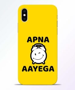 Apna Time Ayega iPhone XS Mobile Cover