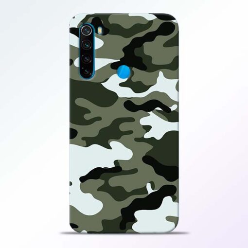 Army Camo Redmi Note 8 Mobile Cover