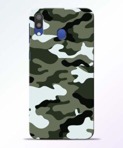 Army Camo Samsung M20 Mobile Cover - CoversGap