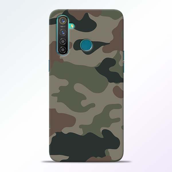 Army Camouflage RealMe 5 Pro Mobile Cover 1 Army Camouflage RealMe 5 Pro Mobile Cover - CoversGap