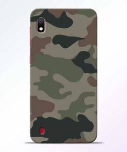 Army Camouflage Samsung A10 Mobile Cover - CoversGap