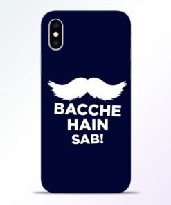 Bacche Hain Sab iPhone XS Mobile Cover