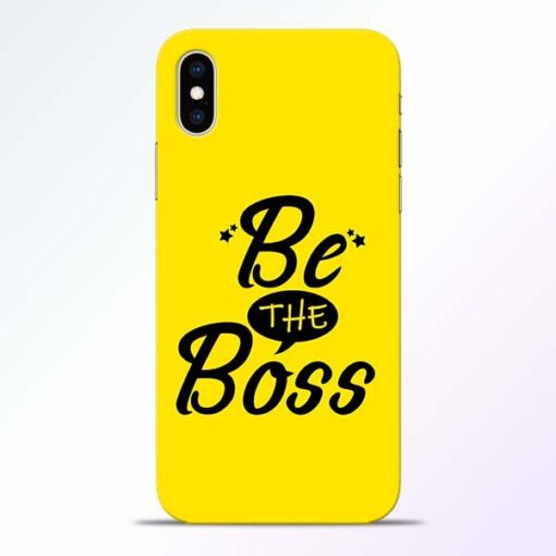 Be The Boss iPhone XS Mobile Cover