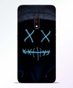 Black Marshmello RealMe X Mobile Cover - CoversGap