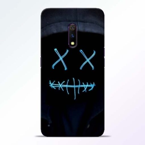 Black Marshmello RealMe X Mobile Cover - CoversGap