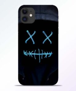 Black Marshmello iPhone 11 Mobile Cover