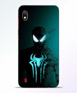 Black Spiderman Samsung A10 Mobile Cover - CoversGap