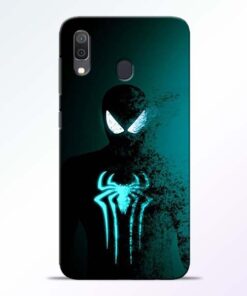 Black Spiderman Samsung A30 Mobile Cover - CoversGap