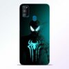 Black Spiderman Samsung Galaxy M30s Mobile Cover
