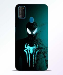 Black Spiderman Samsung Galaxy M30s Mobile Cover