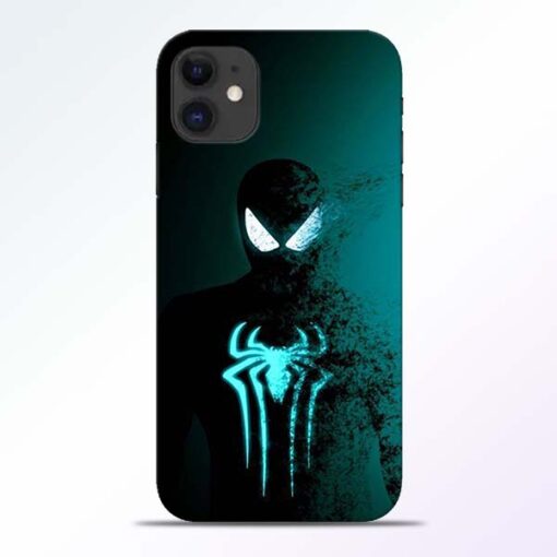 Black Spiderman iPhone 11 Mobile Cover