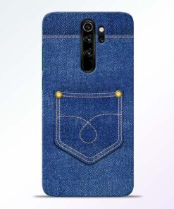 Blue Pocket Redmi Note 8 Pro Mobile Cover - CoversGap