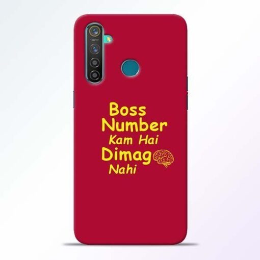 Boss Number Realme 5 Pro Mobile Cover