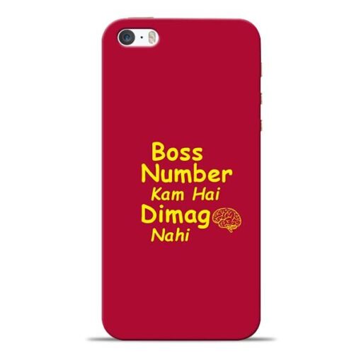 Boss Number iPhone 5s Mobile Cover