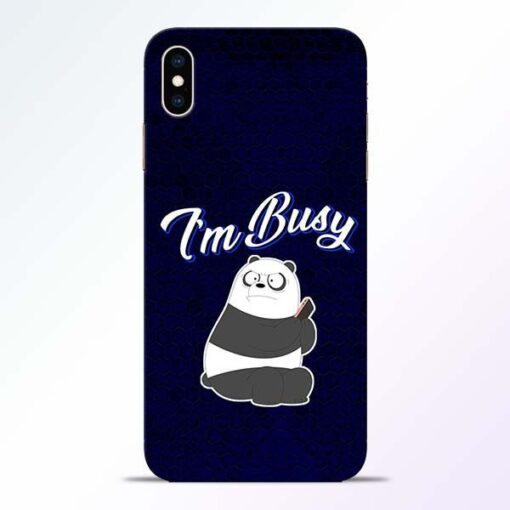 Busy Panda iPhone XS Max Mobile Cover