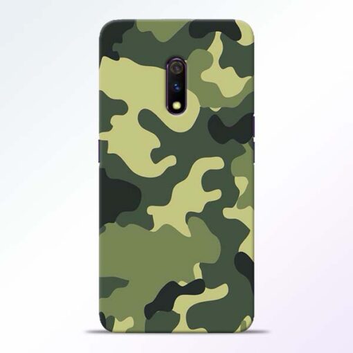 Camouflage RealMe X Mobile Cover - CoversGap