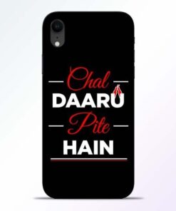 Chal Daru Pite H iPhone XR Mobile Cover