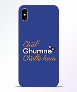 Chal Ghumne iPhone XS Max Mobile Cover