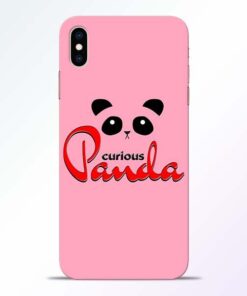 Curious Panda iPhone XS Max Mobile Cover