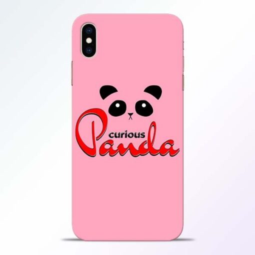 Curious Panda iPhone XS Max Mobile Cover